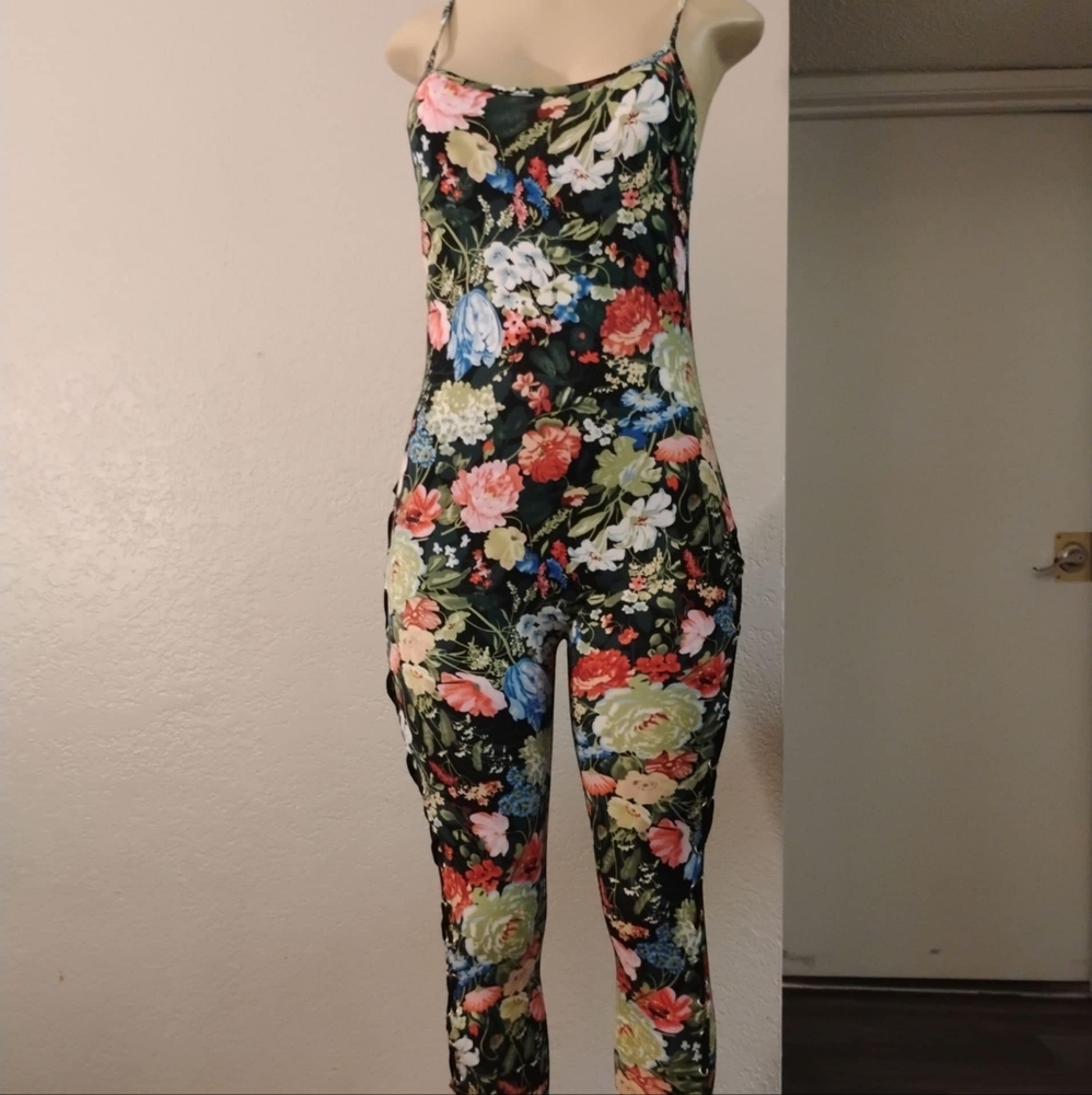 Floral Print Women's Jumpsuit